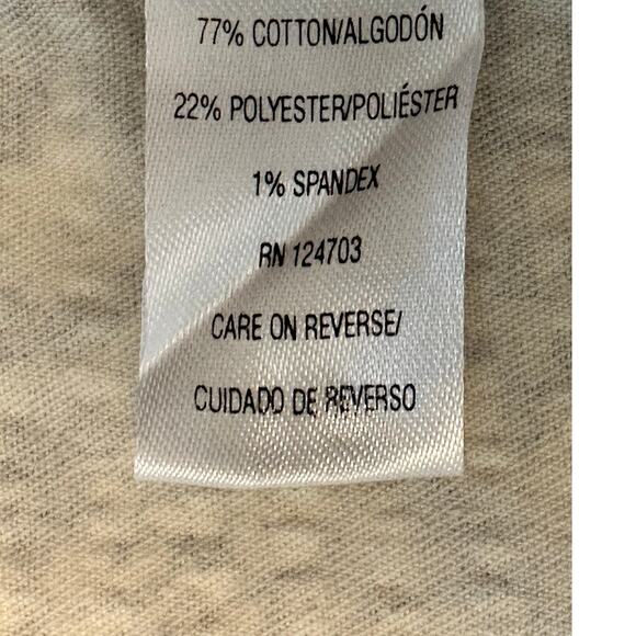 Rebecca Malone Floral Denim Blue & White Button Woman’s Blouse Shirt L Excellent - Picture 8 of 11